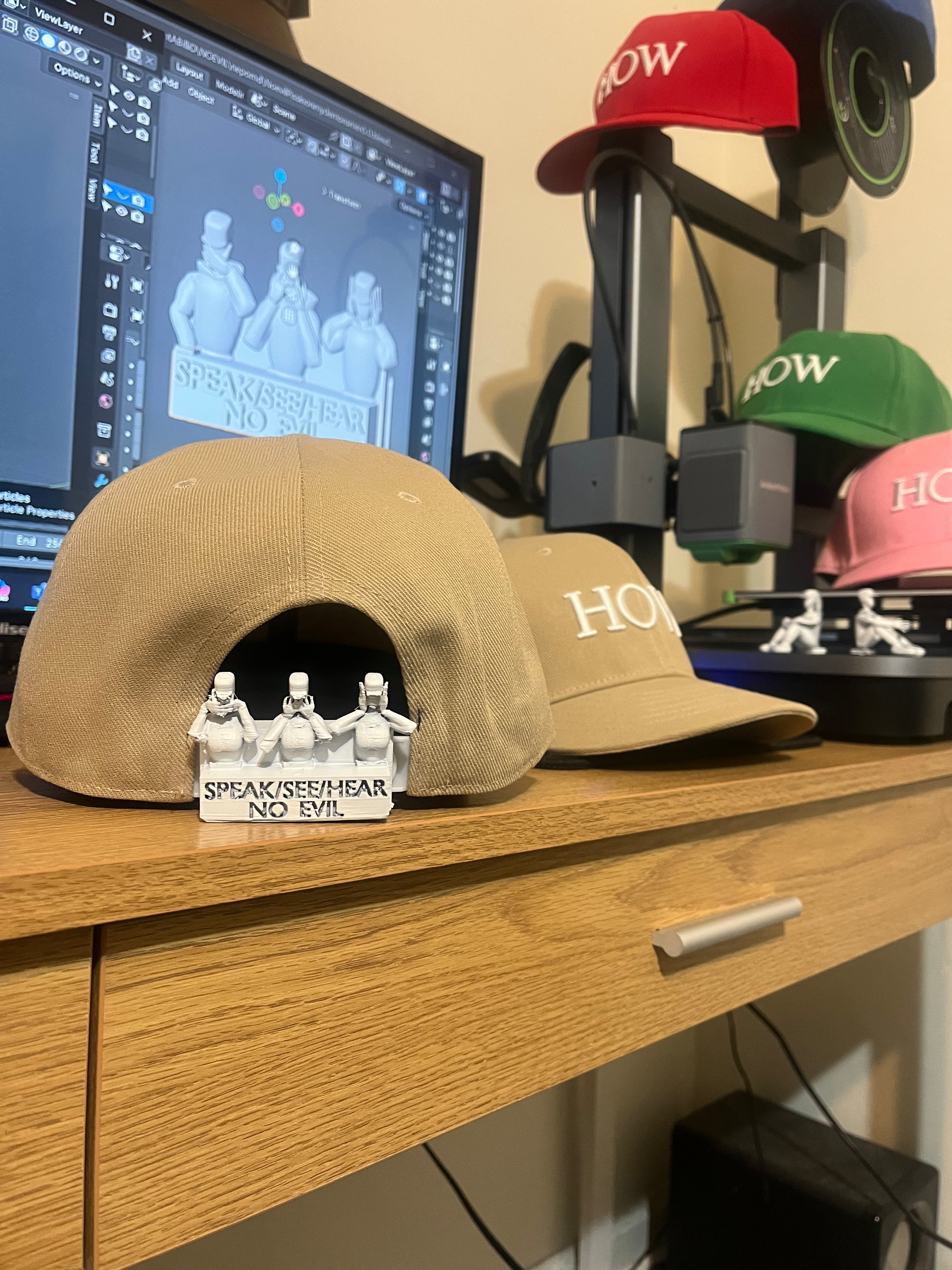 Beige Speak See Hear Men